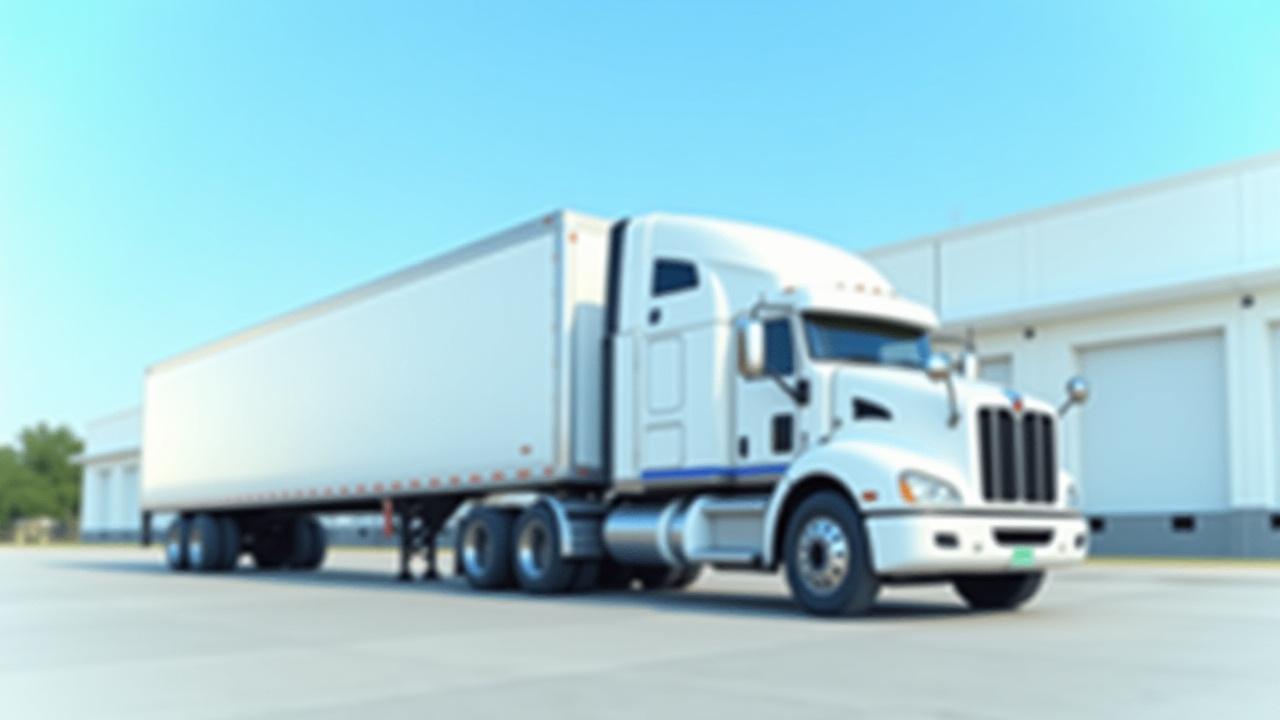 Roussel Premier Logistics branded truck fleet operating in Arlington, Texas