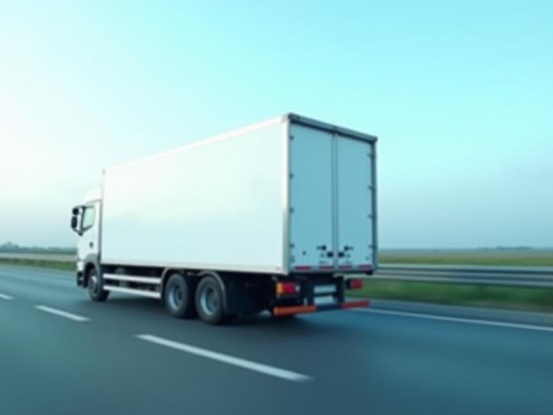 Customized logistics truck showcasing potential for client branding and seamless integration